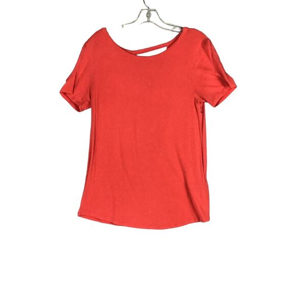 Dear John Women’s Top Small Pink Short Sleeve Stretch Pullover Tee NWOT - Picture 4 of 11